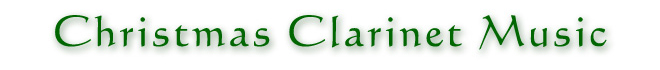 Christmas Clarinet Music