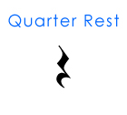 The quarter rest