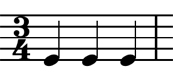 Three-four time example
