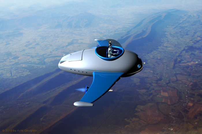 Clarobotoo Flies Over the Appalachian Mountains