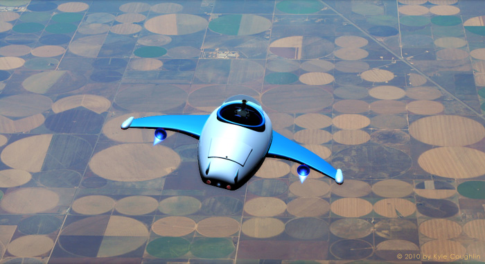 Clarobotoo Admires the Central Pivot Irrigation Farms of the Midwest