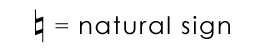 The Natural Sign