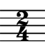 Two-four Time Signature